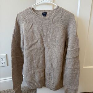 J. Crew Men's Tan Crewneck Sweater